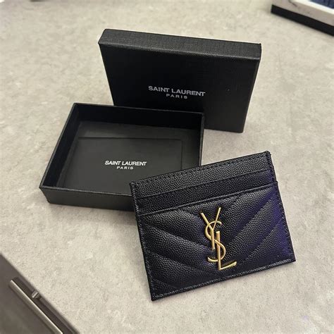 replica ysl card holder|ysl card holder genuine.